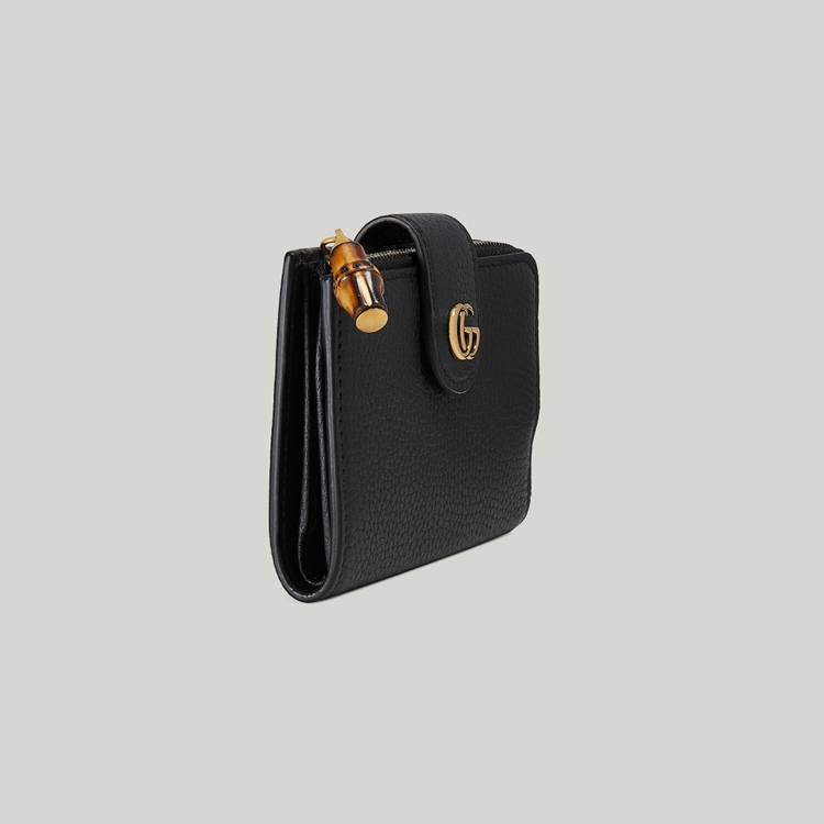 739498.AABXM.1000.007.080.0000.Light Medium Double G wallet with bamboo